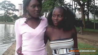 Real Africane Lesbiene Amatori fac reciproc Cum